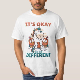 Camiseta Está bem ser diferente de convite
