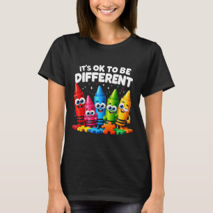 Camiseta Está bem ser diferente o Crião da Consciência Auti