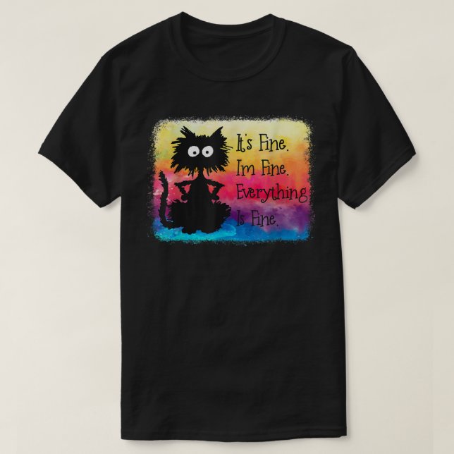 Camiseta Está Bem, Tudo Está Bem. (Frente do Design)