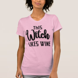 Camiseta Esta Bruxa Gosta De Vinho
