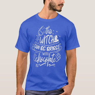 Camiseta Esta Bruxa pode ser subornada com Chocolate