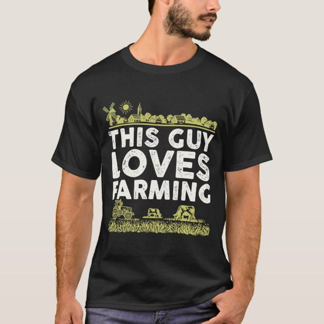 Camiseta Esta Cara Adora Agricultura Na Agricultura (Frente)