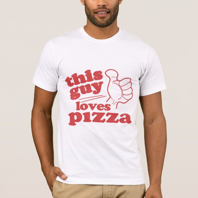Camiseta Esta Cara Adora Pizza (Frente)