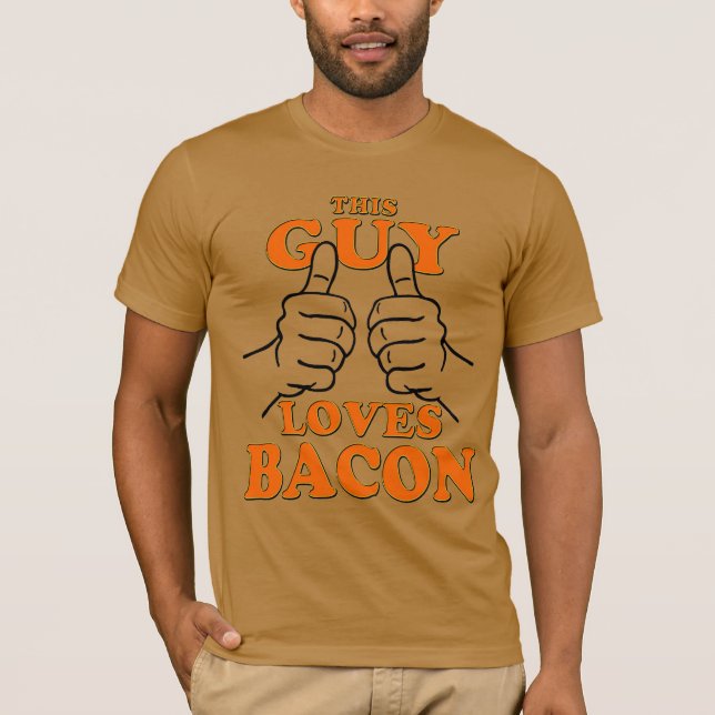 Camiseta Esta cara ama o BACON (Frente)