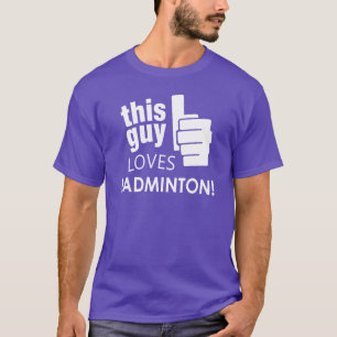 Camiseta Esta cara ama o Badminton!