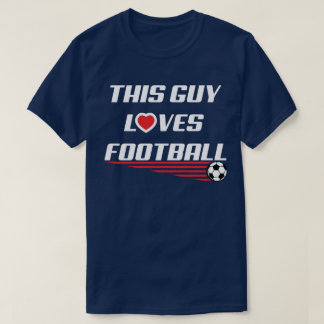 Camiseta Esta cara ama o T do humor do coração do futebol