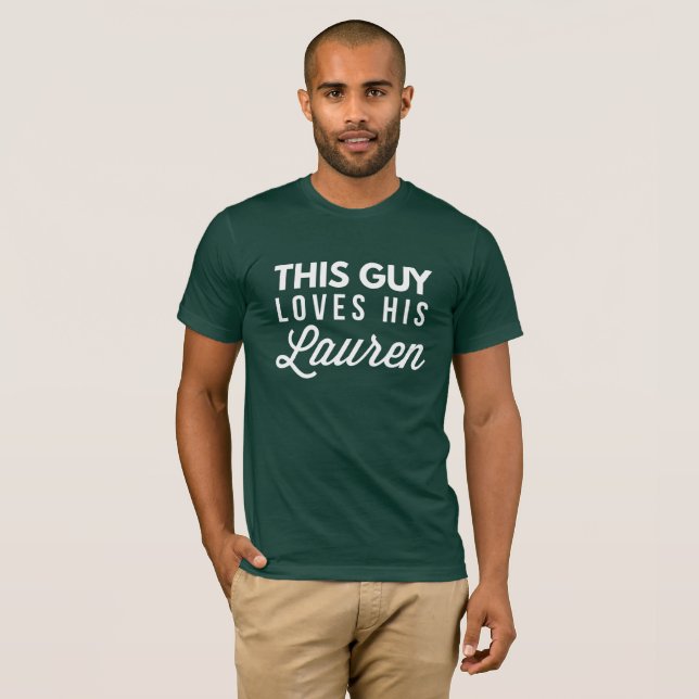 Camiseta Esta cara ama seu Lauren (Frente Completa)