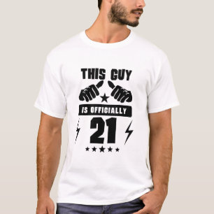 Camiseta Esta cara é oficialmente 21