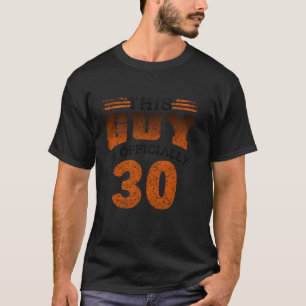 Camiseta Esta Cara É Oficialmente 30 Homens Bons De Anivers