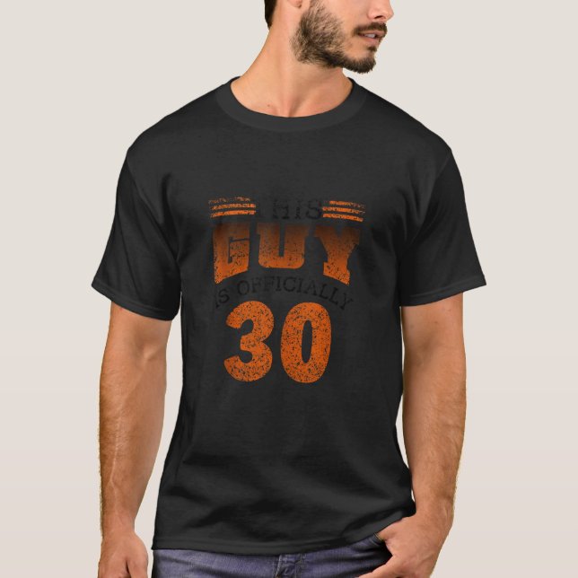Camiseta Esta Cara É Oficialmente 30 Homens Bons De Anivers (Frente)