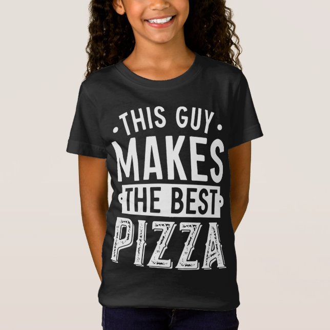 Camiseta Esta Cara Faz A Melhor Pizza (Frente)