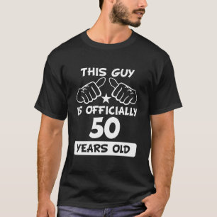Camiseta Esta Cara Tem Oficialmente 50 Anos Engraçada 50 An