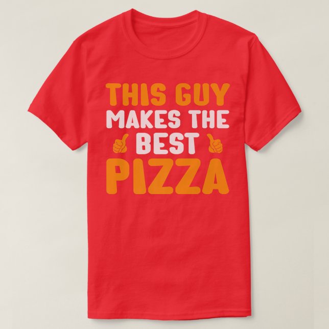 Camiseta Esta Cara Torna A Melhor Pizza Engraçada Comida Po (Frente do Design)