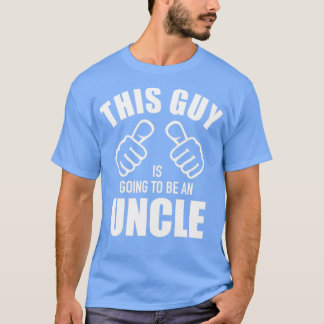 Camiseta Esta cara vai ser anunciada por um tio da gravidez