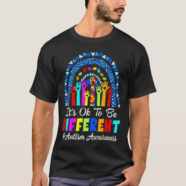 Camiseta Está Certo Ser Diferente Autismo Sensibilização Le (Frente)