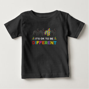 Camiseta Está Certo Ser Diferente Cão Autismo Da Terra No