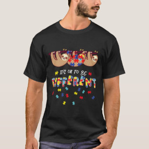 Camiseta Está Certo Ser Diferente Consciência Legal Do Auti