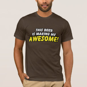 Camiseta Esta cerveja está fazendo-me impressionante
