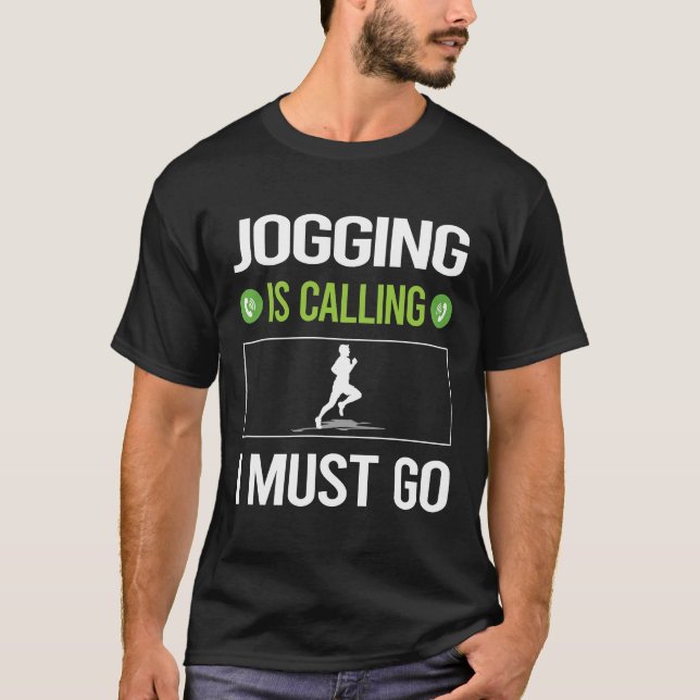 Camiseta Está Chamando de Corrida Jog Jogger (Frente)