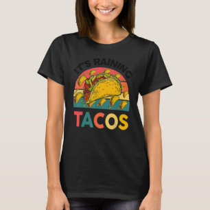 Camiseta Está chovendo Tacos Crianças Toddler Comida mexica