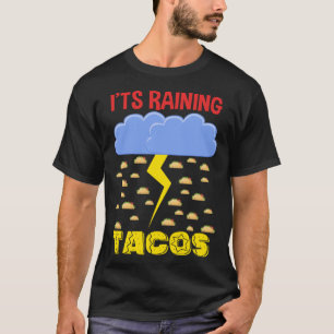 Camiseta Está chovendo Tacos Engraçados Cinco de Mayo