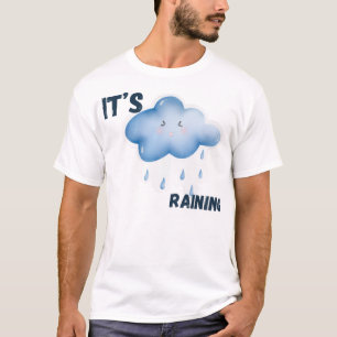 Camiseta Está Chovendo Tempo Estético