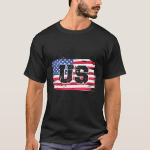 Camiseta Esta Cidadania Dos Eua Nova Bandeira Americana Cid