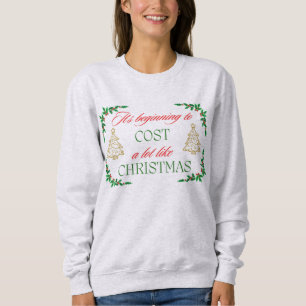 Camiseta Está começando a custar muito como o Natal engraça