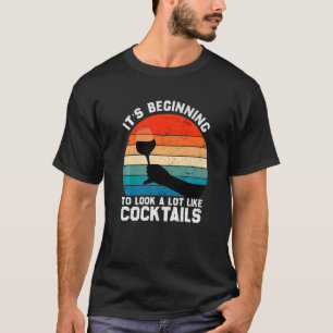 Camiseta Está começando a parecer-se muito com Cocktails Co