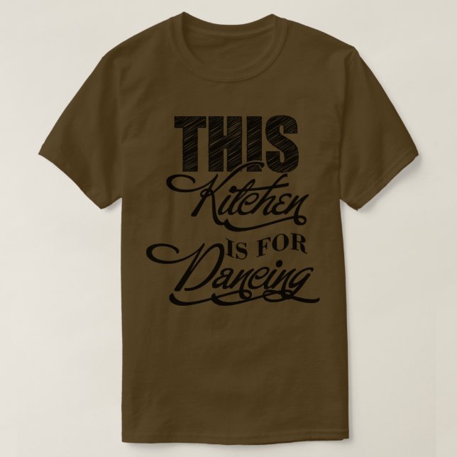 Camiseta Esta cozinha é para dançar (Frente do Design)