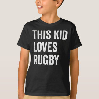 Camiseta Esta Criança Adora Rugby Lover