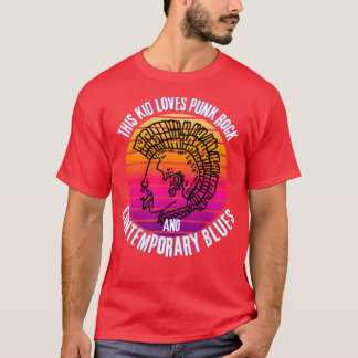Camiseta esta criança ama o punk rock e os Contemporâneos B