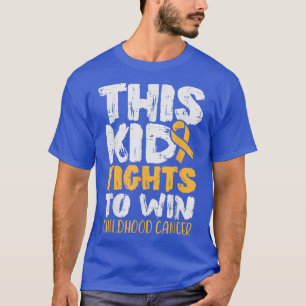 Camiseta Esta Criança Luta Para Ganhar A Consciência Do Can