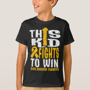 Camiseta Esta Criança Luta Para Ganhar A Consciência Do Can