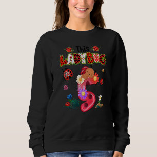 Camiseta Esta Damybug Tem 5 Anos De 5 Birthday Girl Fami