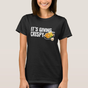 Camiseta Está dando Fritada de Peixe Frito Crocante