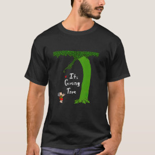 Camiseta Está dando graça à árvore para homens mulheres