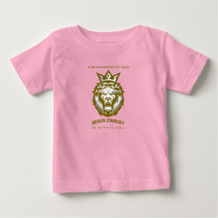 Camiseta Está dentro de você - Leão de Judah baseado em fé