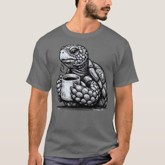 Camiseta esta design engraçada e fofa apresenta um tortoi v
