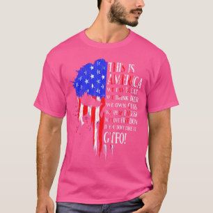 Camiseta Esta É A América Que Comemos Carne Que Bebemos Cer