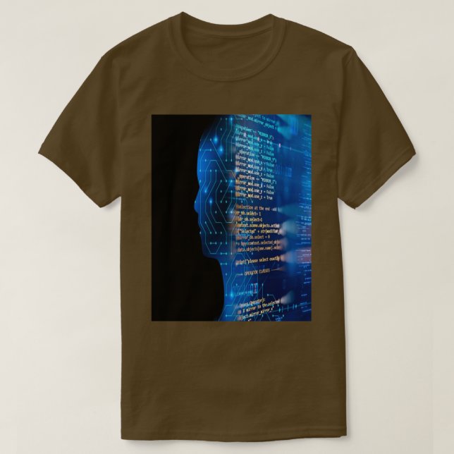 Camiseta Esta É A Cor De Programação De Codificação Real 9 (Frente do Design)
