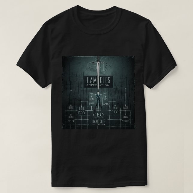 Camiseta Esta é a Damocles Corporation (Frente do Design)