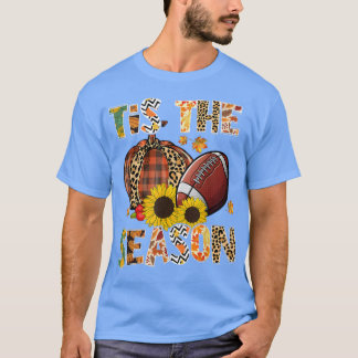 Camiseta Esta É A Época Da Xadrez Leopard Pumpkin Futebol A