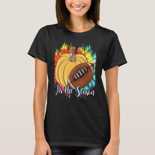 Camiseta Esta É A Época De Ação De Graças De Futebol Pumpki