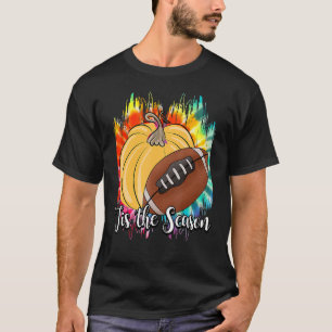 Camiseta Esta É A Época De Ação De Graças De Futebol Pumpki
