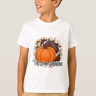 Camiseta Esta É A Época De Ação De Graças Pumpkin Cai