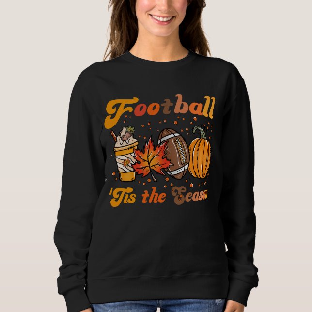 Camiseta Esta É A Época De Futebol Fall Coffee Pumpkin (Frente)