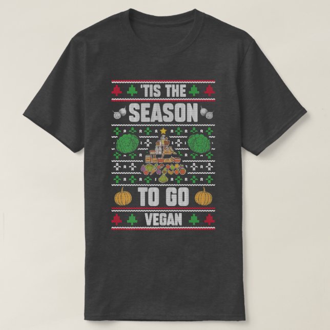 Camiseta Esta É A Época De Ir Para A Esquadra Vegan Engraça (Frente do Design)
