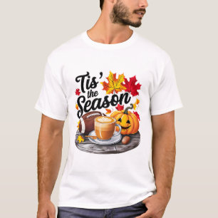 Camiseta Esta É A Época Do Halloween Bats Pumpkin Fall Hall