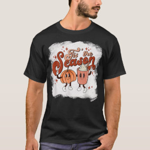 Camiseta Esta É A Época Do Halloween Spice Cai Autumn Pumpk
